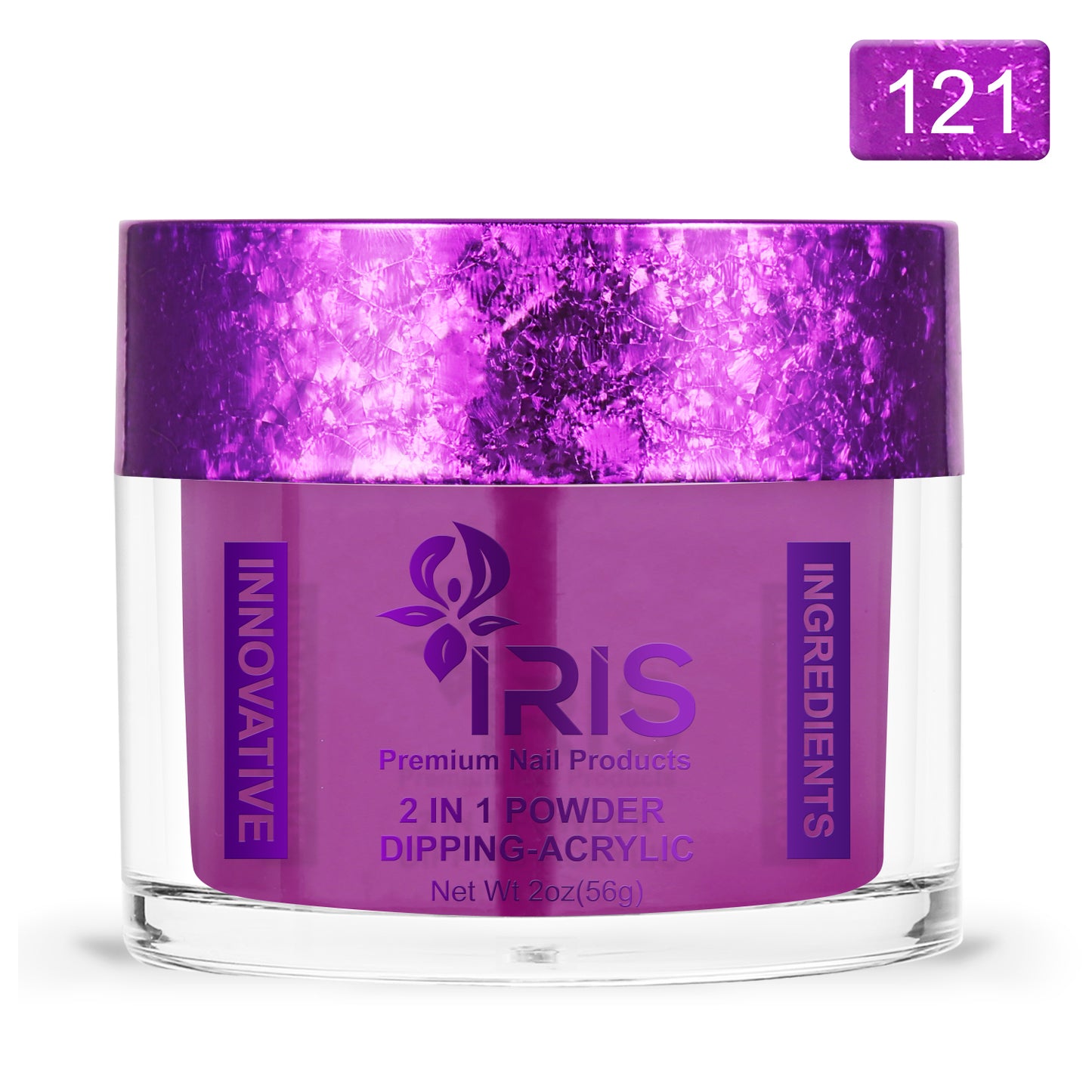 Dip/Acrylic Powder Lacquer/Gel 15ml Number 121 Muted Purple