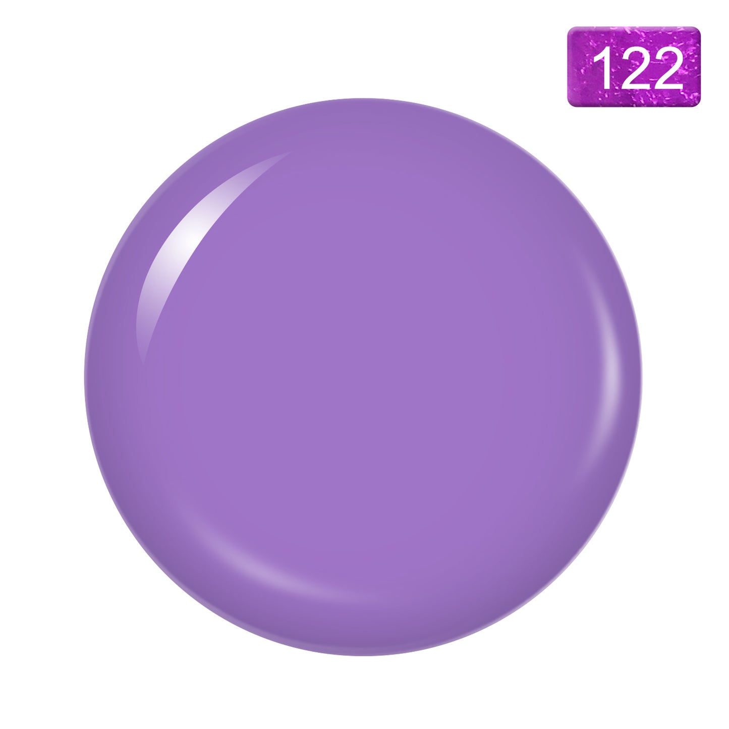 Dip/Acrylic Powder Lacquer/Gel 15ml Number 122 Medium Purple