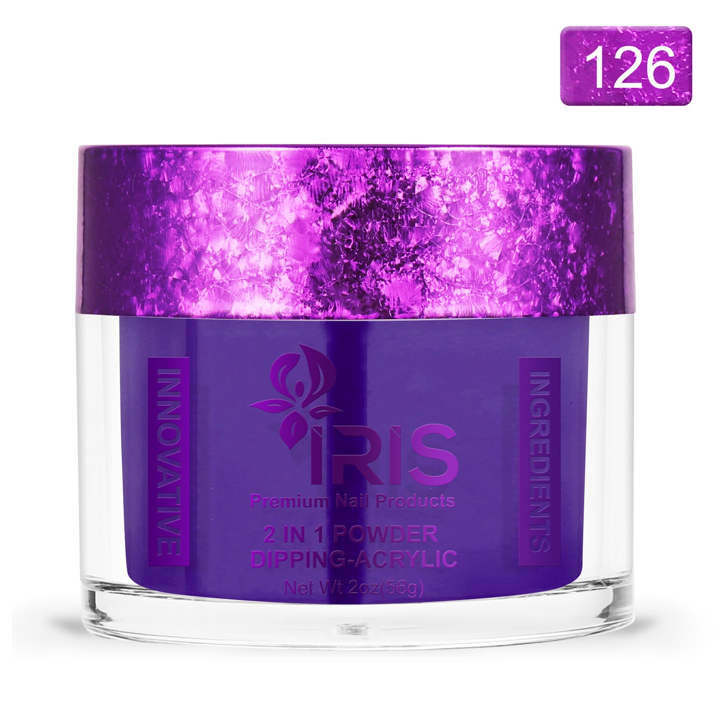Dip/Acrylic Powder Lacquer/Gel 15ml Number 126 Blueberry