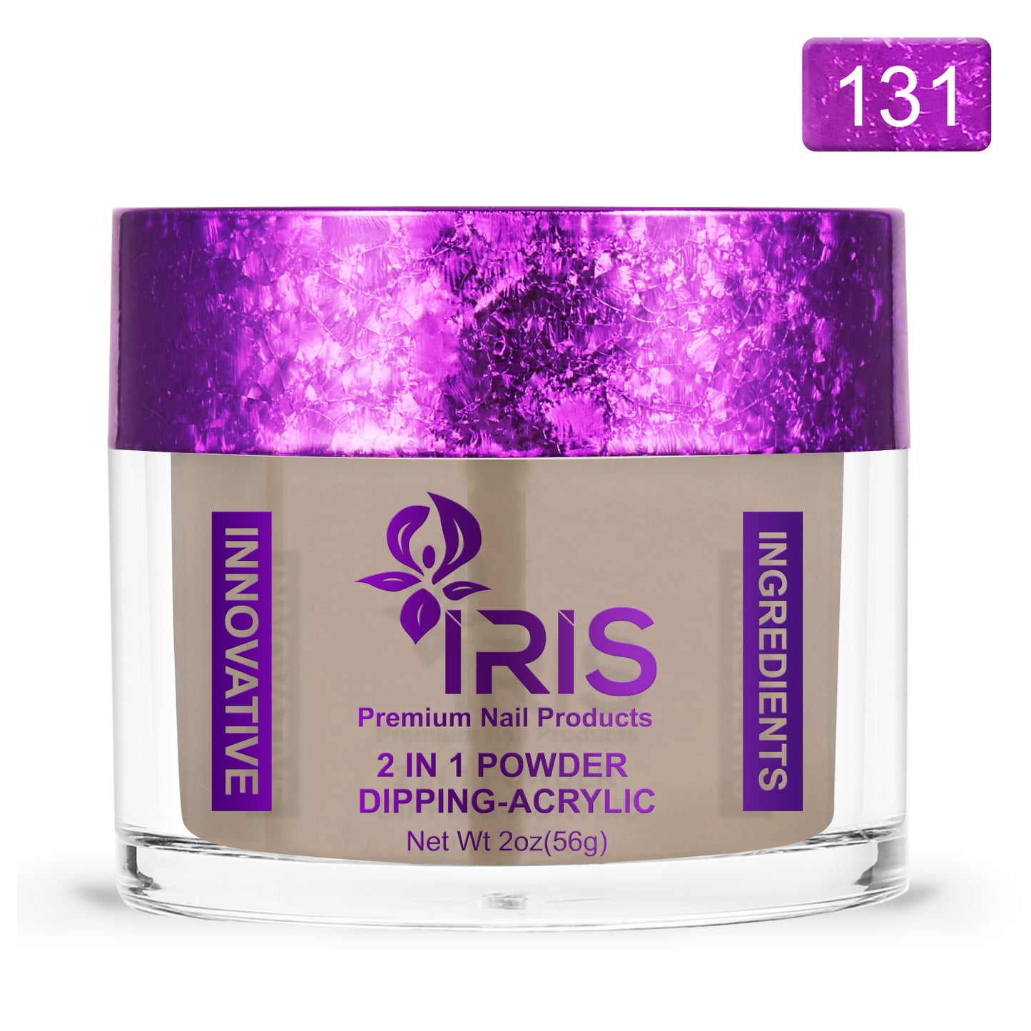 Dip/Acrylic Powder Lacquer/Gel 15ml Number 131 Lavender Grey