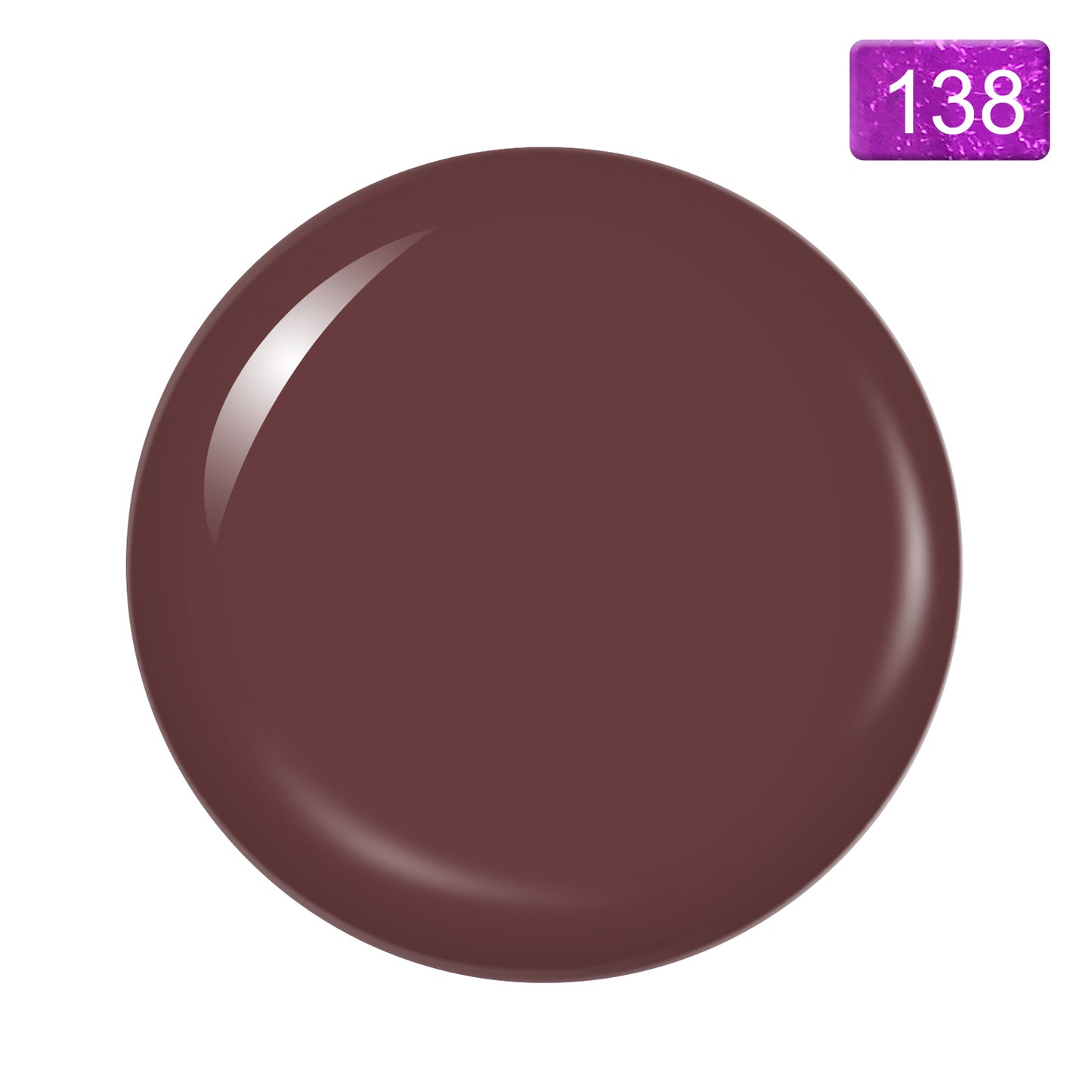 Dip/Acrylic Powder Lacquer/Gel 15ml Number 138 Congo Brown
