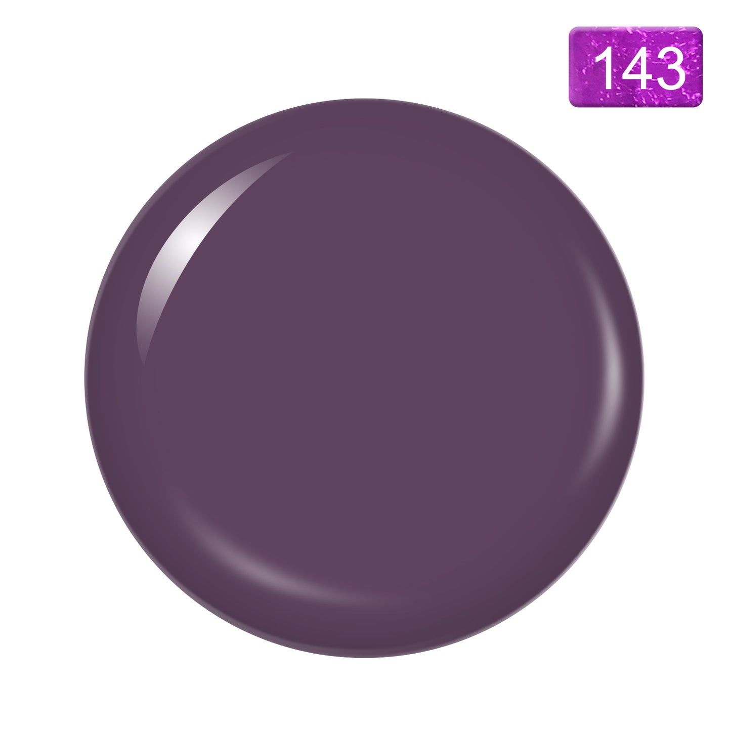 Dip/Acrylic Powder Lacquer/Gel 15ml Number 143 Purple Taupe