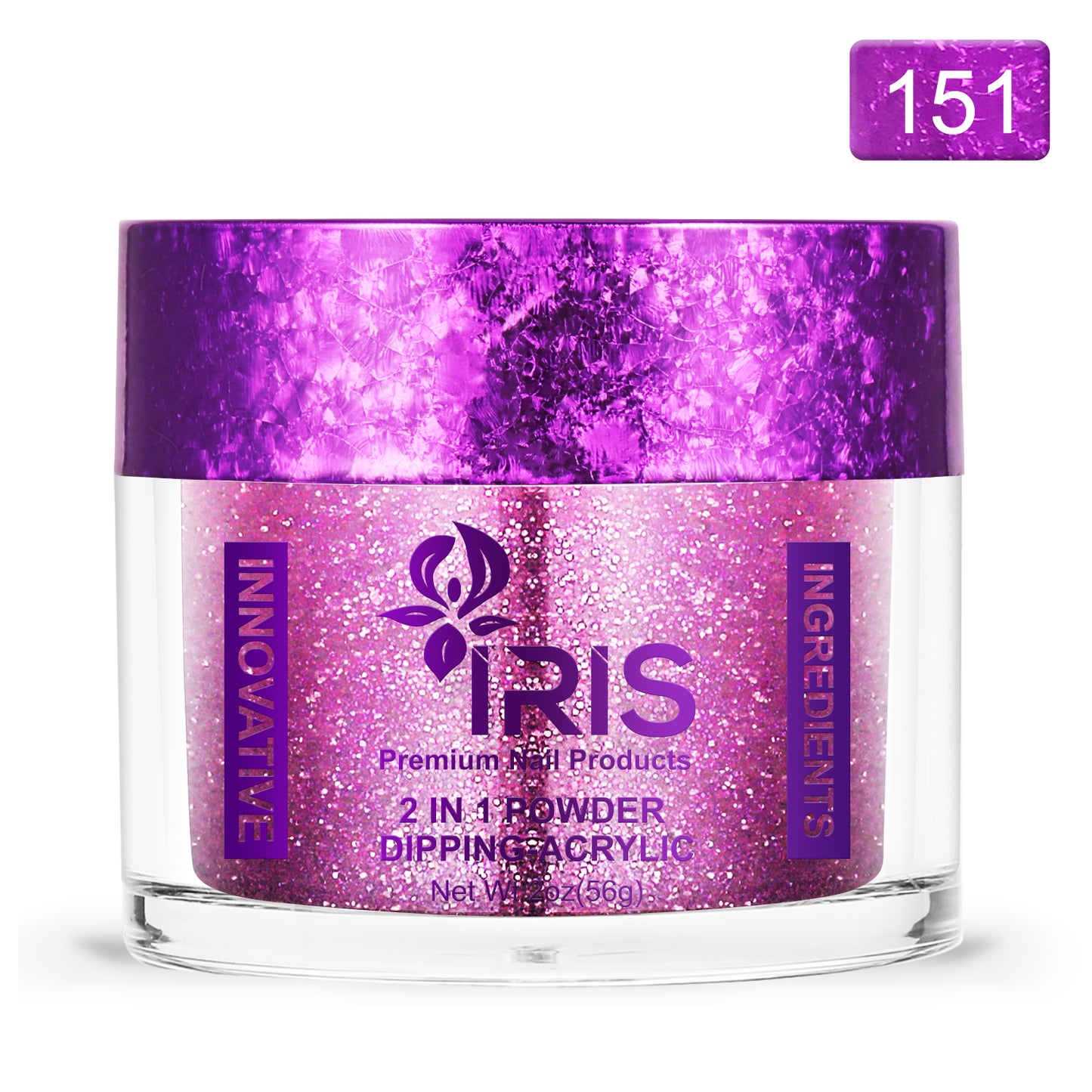 Dip/Acrylic Powder Lacquer/Gel 15ml Number 151 Dark Fuchsia