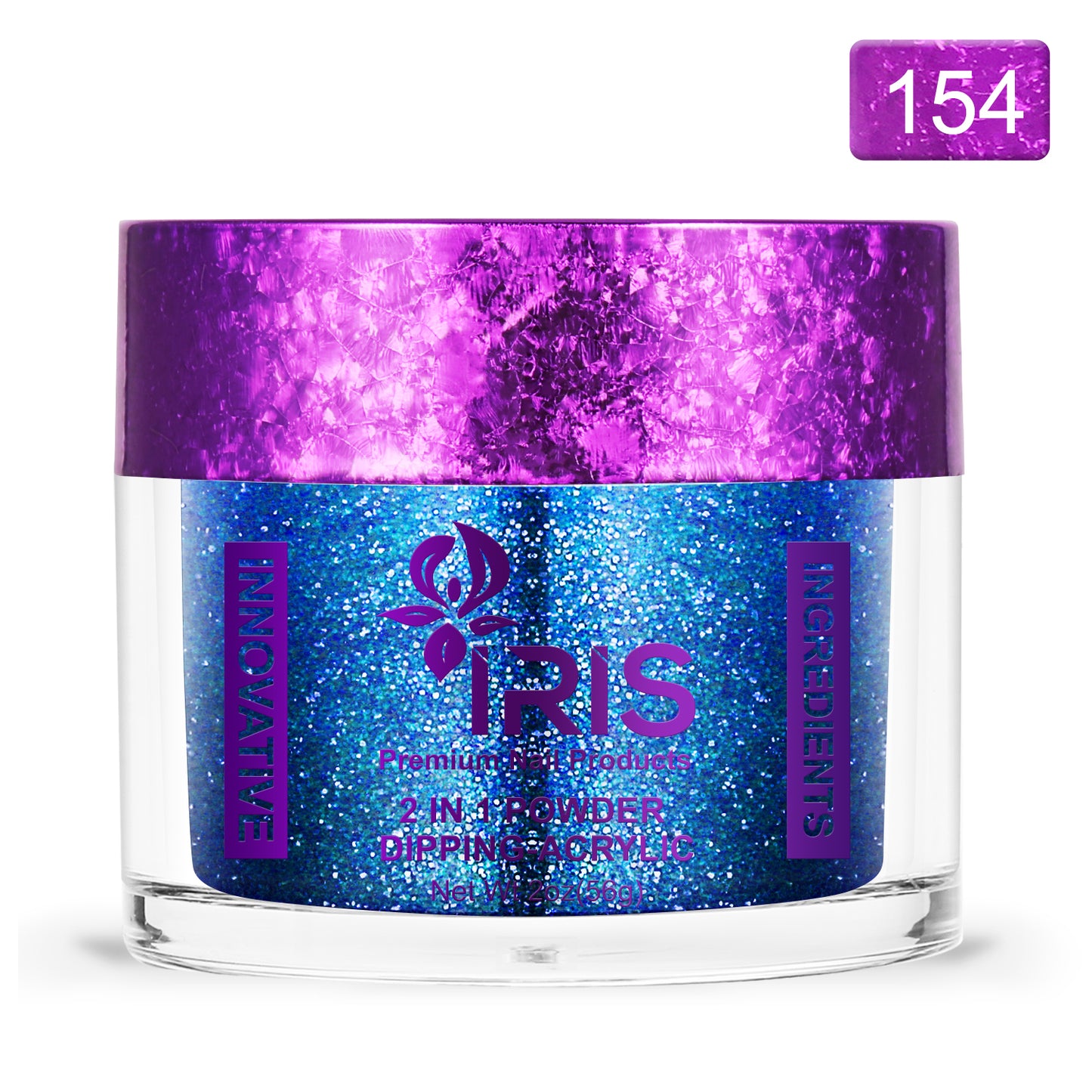 Dip/Acrylic Powder Lacquer/Gel 15ml Number 154 Tealish Blue