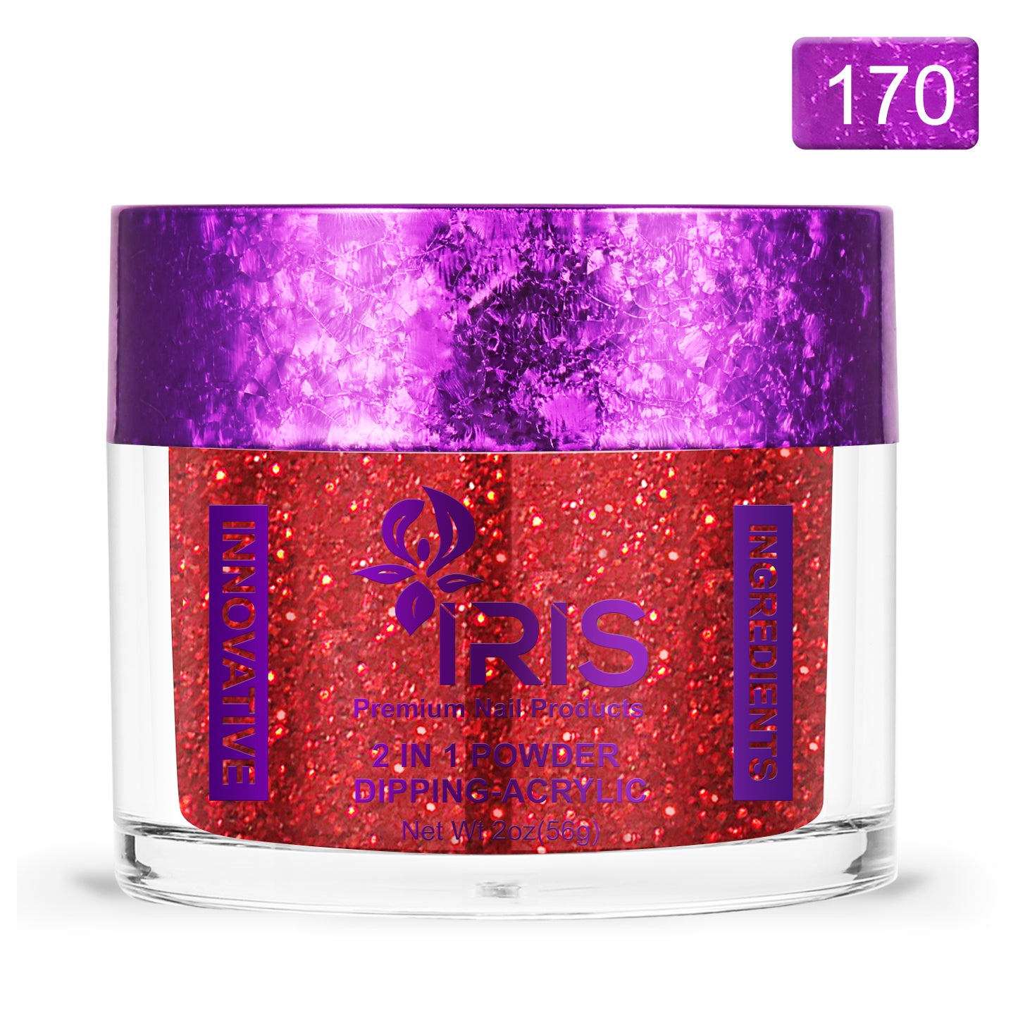 Dip/Acrylic Powder Lacquer/Gel 15ml Number 170 Falu Red