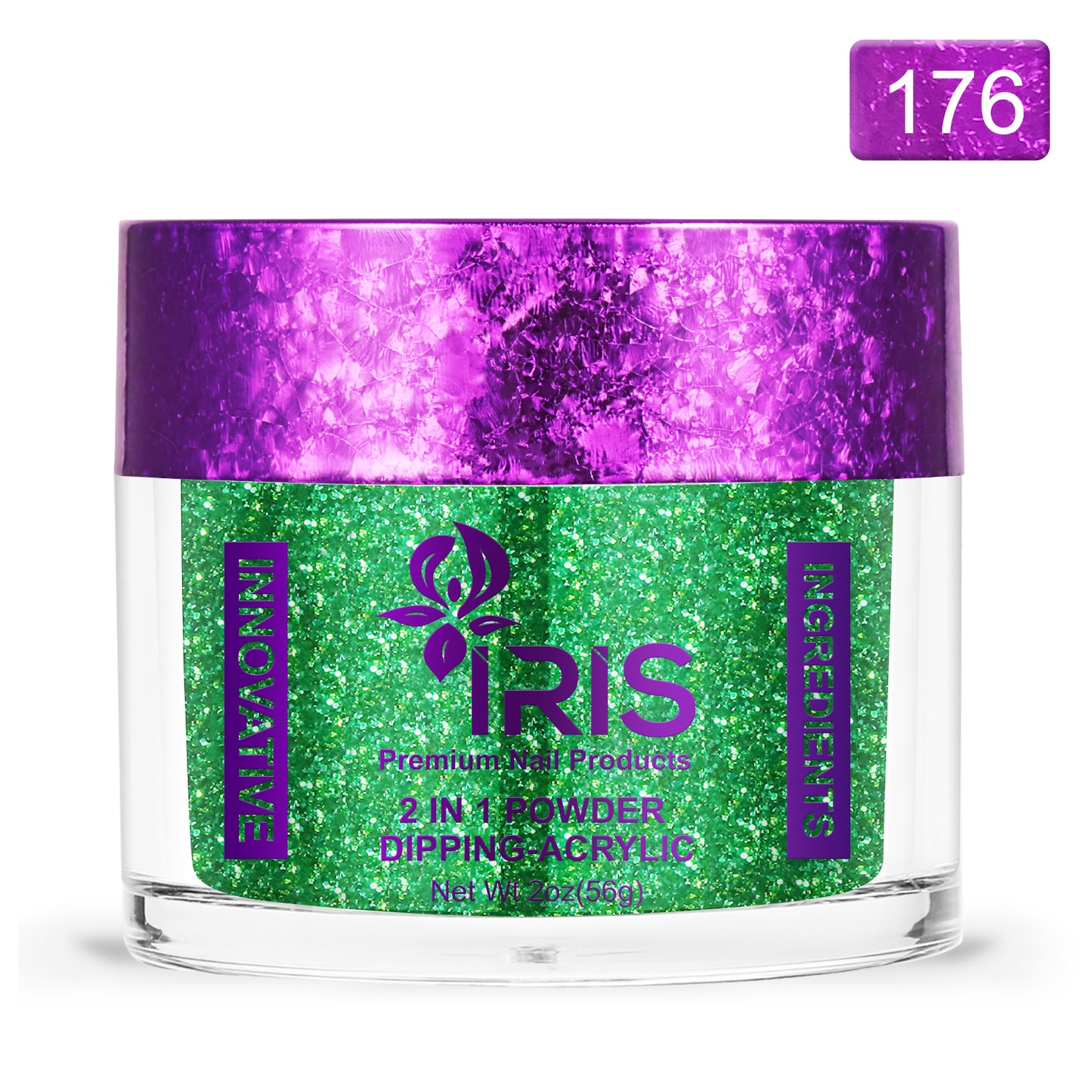 Dip/Acrylic Powder Lacquer/Gel 15ml Number 176 Viridian