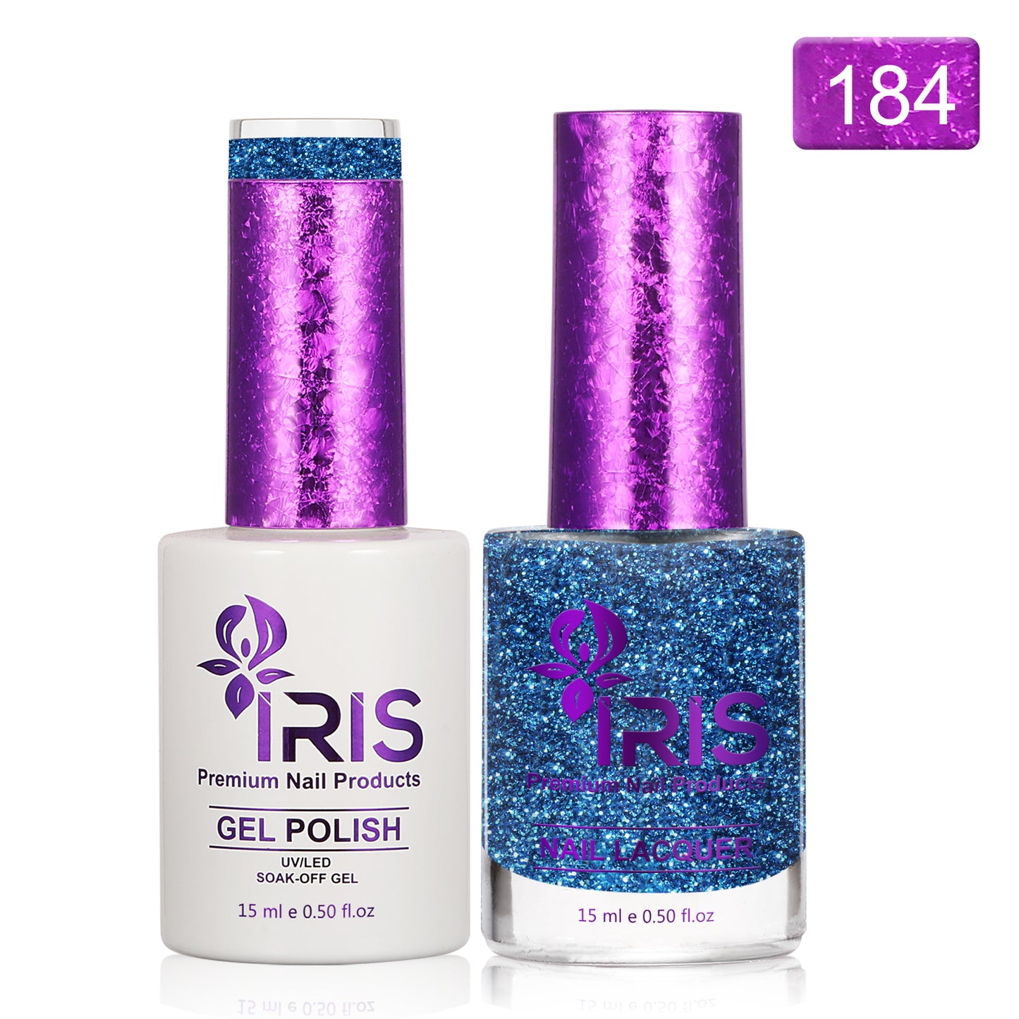 Dip/Acrylic Powder Lacquer/Gel 15ml Number 184 Bluish