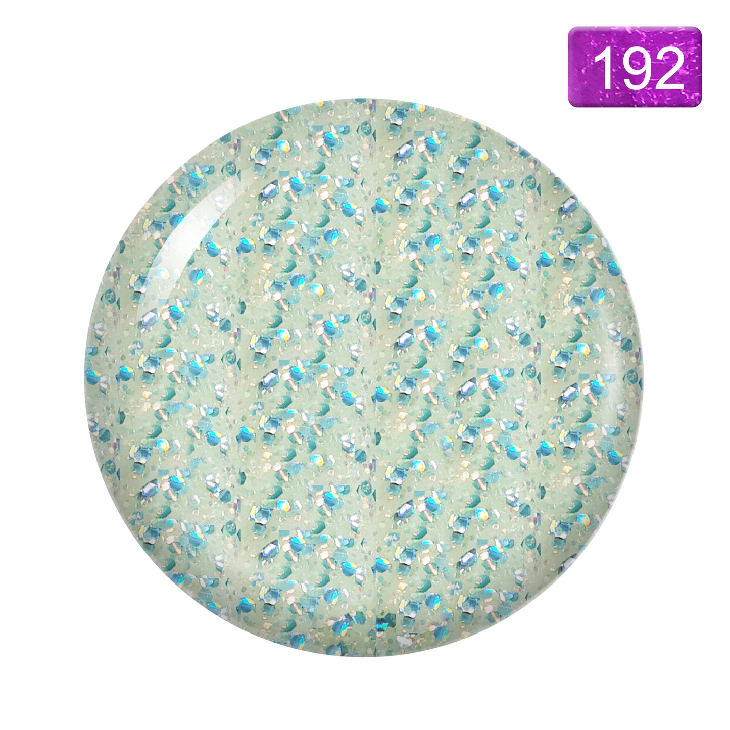 Dip/Acrylic Powder Lacquer/Gel 15ml Number 192 Pale Silver