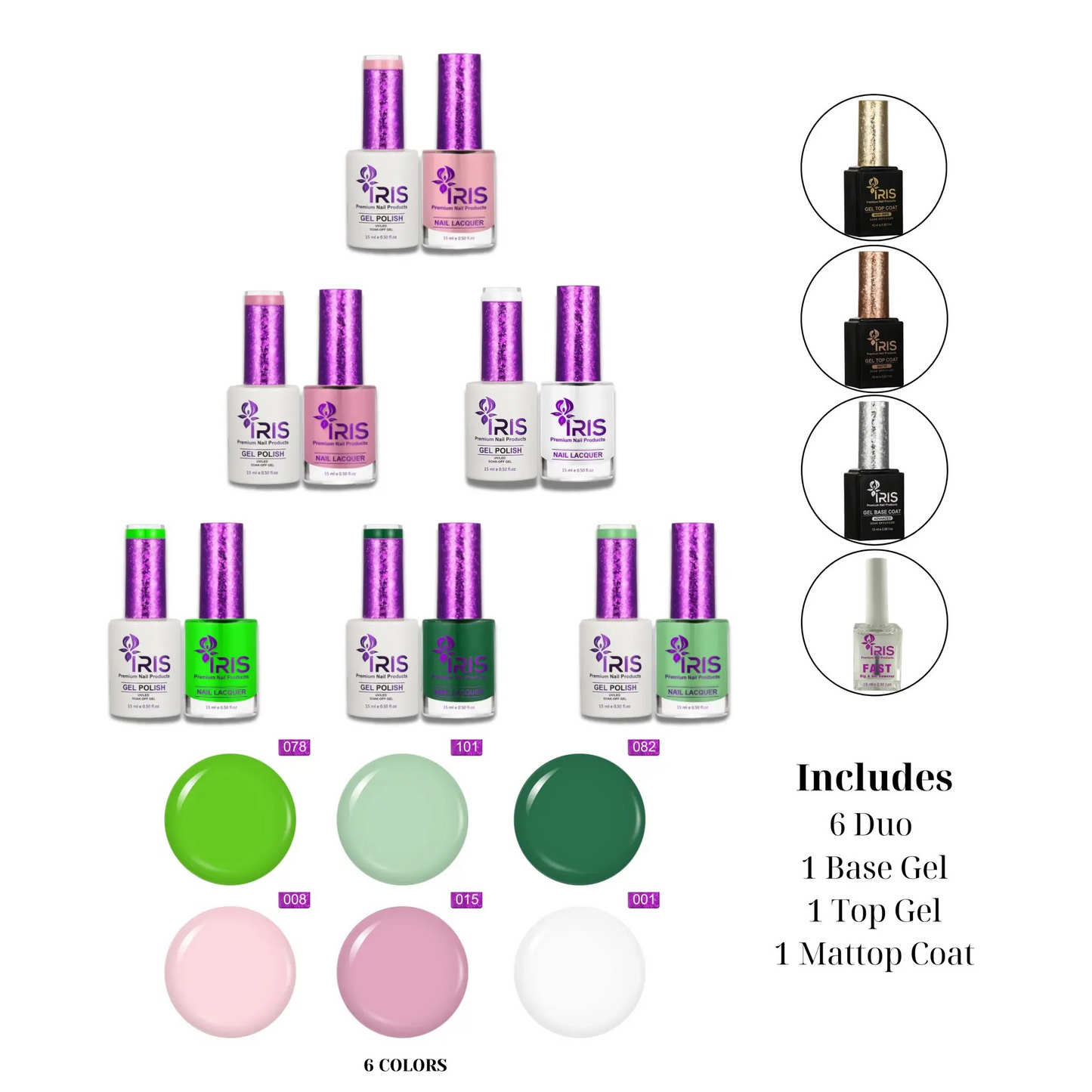 Iris Green Symphony Gel Kit