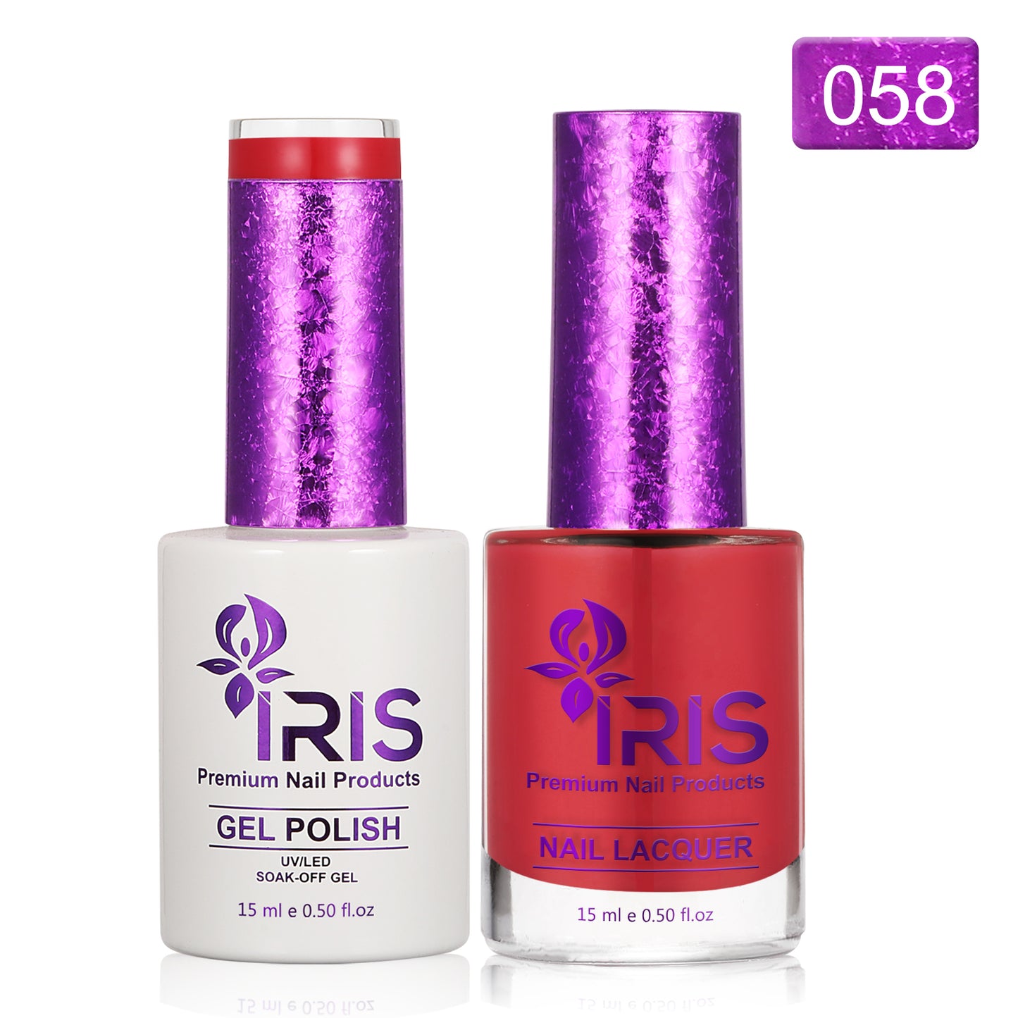 Dip/Acrylic Powder Lacquer/Gel 15ml No.58 Dusty Red