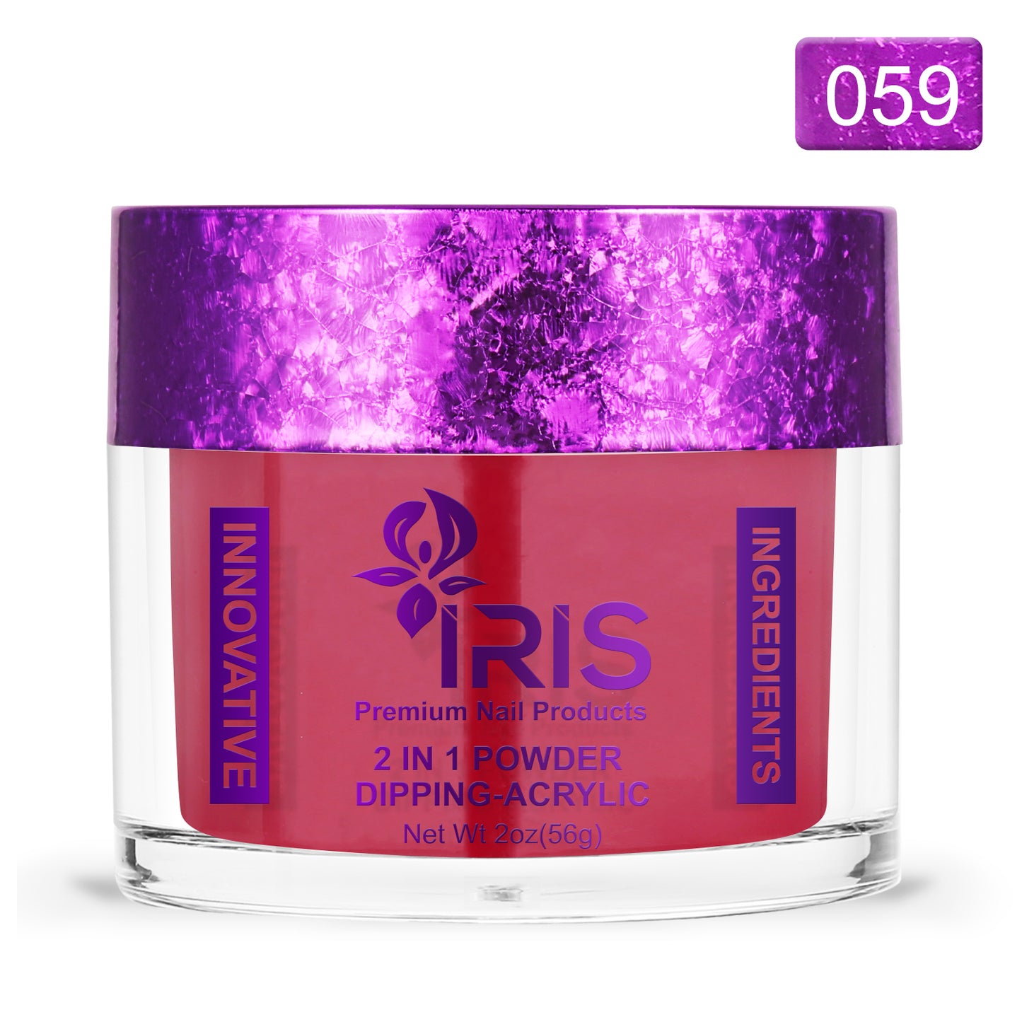 Dip/Acrylic Powder Lacquer/Gel 15ml No.59 Rich Maroon