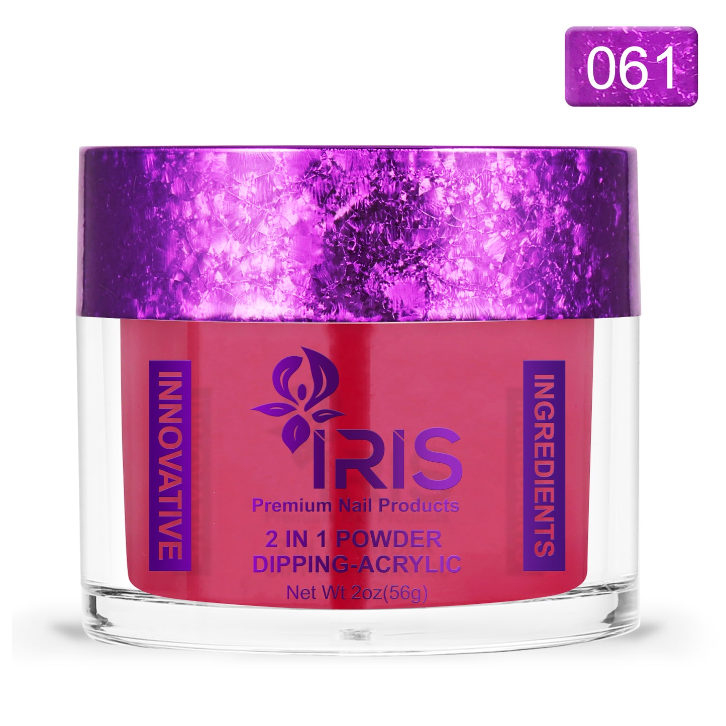 Dip/Acrylic Powder Lacquer/Gel 15ml No.61 Rich Carmine